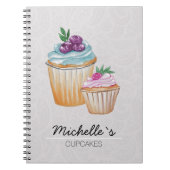 Cakes en Waterverf Notitieboek (Voorkant)