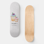 Cakes en Waterverf Persoonlijk Skateboard (Voorkant)