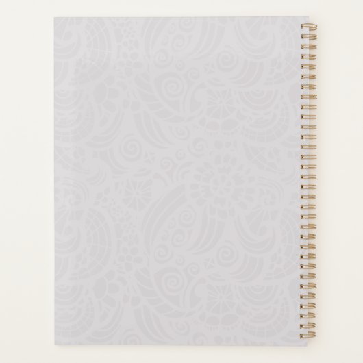 Cakes en Waterverf Planner (Achterkant)