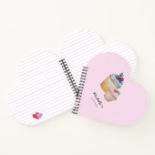 Cakes en Waterverf van vruchten Notitieboek (Binnen)