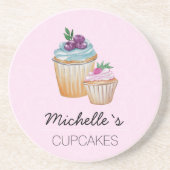 Cakes en Waterverf van vruchten Zandsteen Onderzetter (Voorkant)