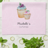 Cakes en Waterverf voor bekers Theedoek (Gevouwen)