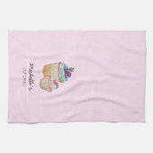 Cakes en Waterverf voor bekers Theedoek (Horizontaal)