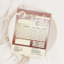 Cakes Factuur Formulier Bedrijfs Offerte Notitiebl