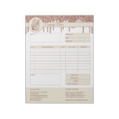 Cakes Factuurformulier Zakelijk Offertetekst Notit Notitieblok (Linkerzijde)