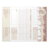 Cakes Factuurformulier Zakelijke Offerte Notitiebl Notitieblok (Voorkant)