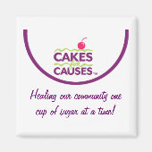 Cakes for Causes "Community" Magnet (Voorkant)
