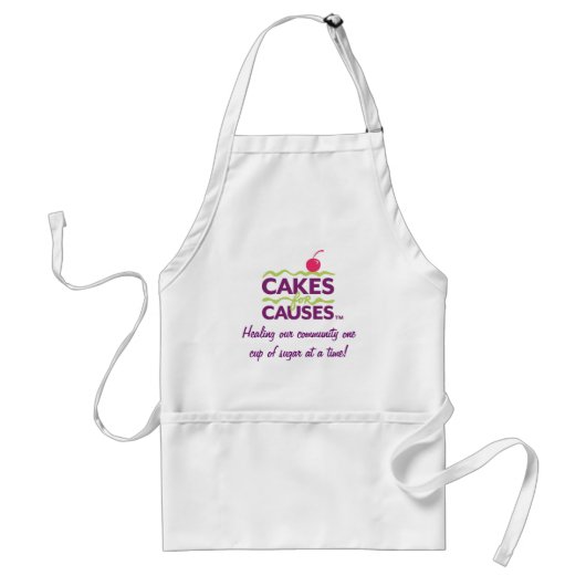 Cakes for Causes Logo Apron Standaard Schort (Voorkant)