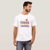 Cakes for Causes Logo T-shirt (Voorkant volledig)