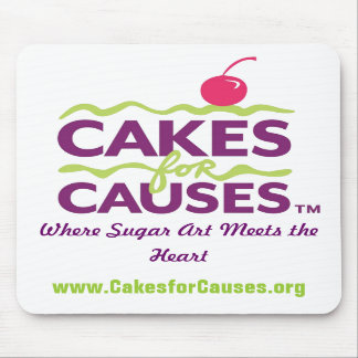 Cakes for Causes Mousepad White Muismat