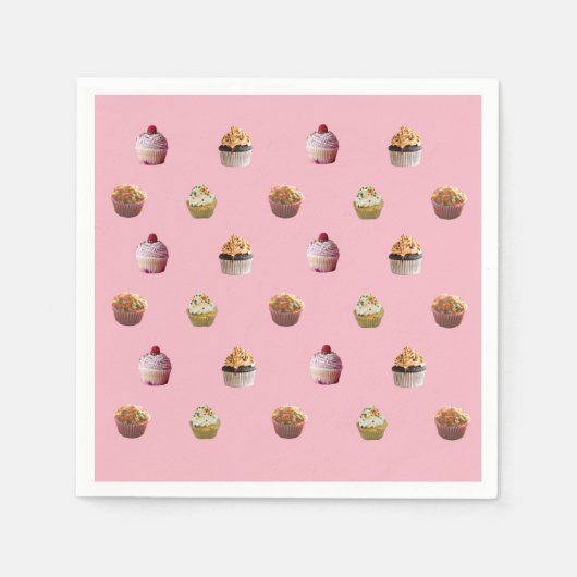 Cakes Kleurrijke servetten (Voorkant)