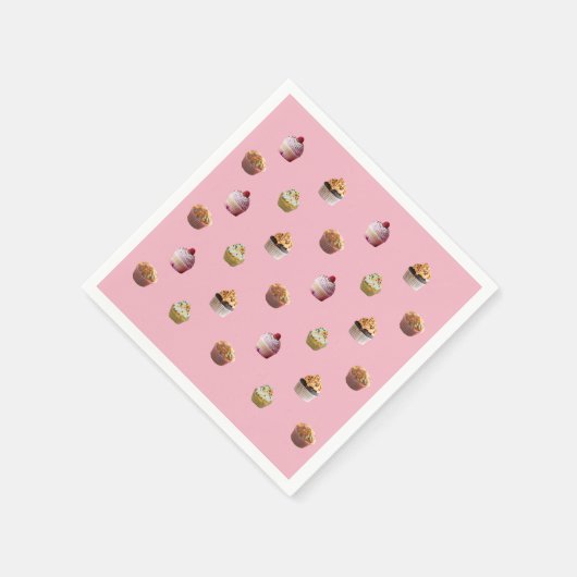 Cakes Kleurrijke servetten (Hoek)