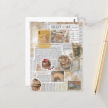 Cakes & Koffie  Ephemera Decoupage