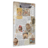 Cakes & Koffie  Ephemera Decoupage Klembord (Rechts)