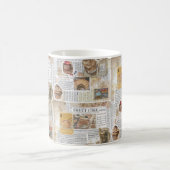 Cakes & Koffie  Ephemera Decoupage Koffiemok (Center)