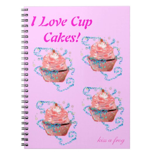 Cakes notebook - aanpassen notitieboek (Voorkant)