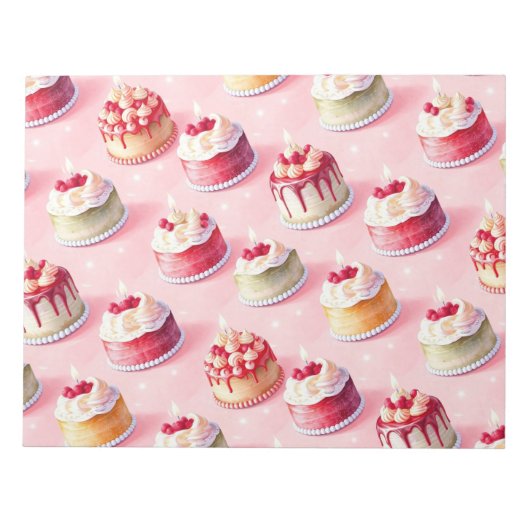 Cakes Notitieblok - Een zoete manier om je gedacht (Voorkant)