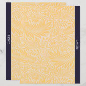 Cakes | Ontvanger divider |  goudbloemen (Voorkant / Achterkant)