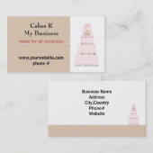 Cakes R My Business Design Visitekaartje (Voorkant / Achterkant)