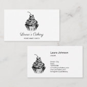 Cakes Snoepjes Cupcake Bakkerij Girly  Craft Visitekaartje (Voorkant / Achterkant)