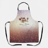 Cakes & snoepjes Cupcake Desserts snoep Schort (Voorkant)