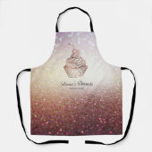 Cakes & snoepjes Cupcake Desserts snoep Schort (Voorkant)