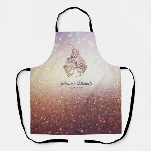 Cakes & snoepjes Cupcake Desserts snoep Schort (Voorkant)