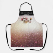 Cakes & snoepjes Cupcake Desserts snoep Schort (Voorkant)