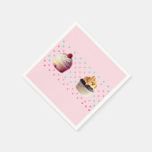 Cakes & Stippen Kleurrijke servetten (Hoek)