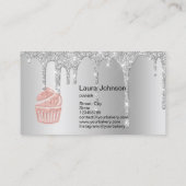 Cakes & Sweets Cupcake Bakery Driving Roos Gold Visitekaartje (Achterkant)