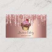 Cakes & Sweets Cupcake Home Bakery Drift Gold B Visitekaartje (Voorkant)