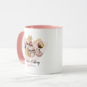 Cakes & Sweets Cupcake Home Bakery Drift Gold Mok (Voorkant links)