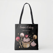 Cakes & Sweets Cupcake Home Bakery Drift Gold Tote Bag (Voorkant)