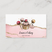 Cakes & Sweets Cupcake Home Bakery Drift Gold Visitekaartje (Voorkant)
