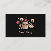 Cakes & Sweets Cupcake Home Bakery Drift Gold Visitekaartje (Voorkant)