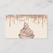 Cakes & Sweets Cupcake Home Bakery Drift Gold Visitekaartje (Voorkant)