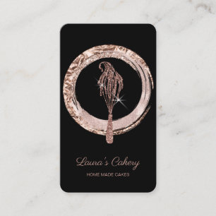 Cakes & Sweets Cupcake Home Bakery Driping Whisk Visitekaartje