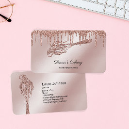 Cakes & Sweets Cupcake Home Bakery Driping Whisk Visitekaartje