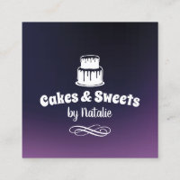 Cakes & Sweets Cupcake Home Bakery Elegant Paars