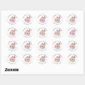 Cakes Sweets Cupcake Home Bakery Girly  Ronde Sticker (Vel)