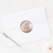 Cakes Sweets Cupcake Home Bakery Girly Ronde Sticker (Envelop)
