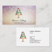 Cakes Sweets Cupcake Home Bakery Girly Strawberry Visitekaartje (Voorkant / Achterkant)