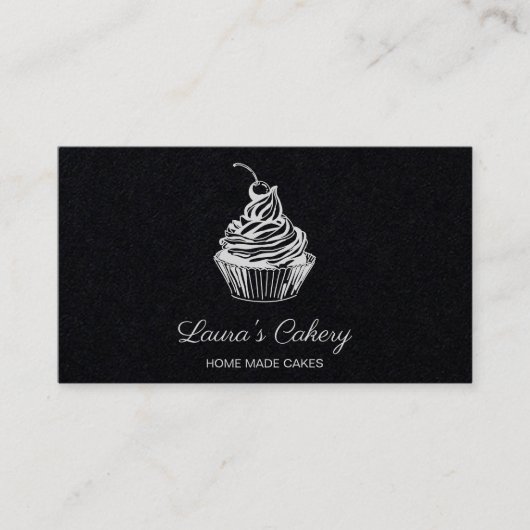 Cakes Sweets Cupcake Home Bakery Girly  Visitekaartje (Voorkant)