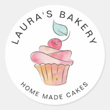 Cakes Sweets Cupcake Home Bakery Girly Waterverf