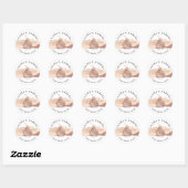 Cakes & Sweets Cupcake Home Bakery Roos Gold Class Ronde Sticker (Vel)