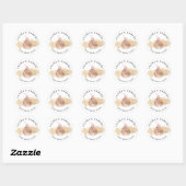 Cakes & Sweets Cupcake Home Bakery Roos Gold Ronde Sticker (Vel)