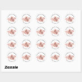 Cakes & Sweets Cupcake Home Bakery Roos Gold Ronde Sticker (Vel)
