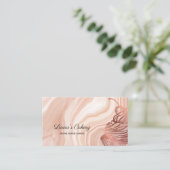 Cakes & Sweets Cupcake Home Bakery Rustige Vintage Visitekaartje (Staand voorkant)