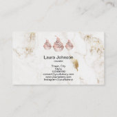 Cakes & Sweets Cupcake Home Bakery Rustige Vintage Visitekaartje (Achterkant)