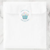 Cakes Sweets Cupcake Home Vegan Bakery Glitter The Ronde Sticker (Tas)